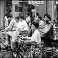 Strassenscene-Radfahrer-Shanghai-1996